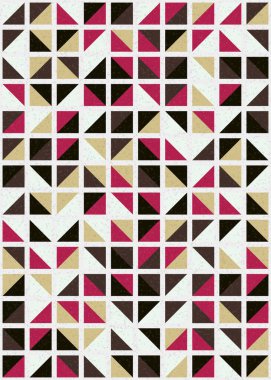 Soyut Geometrik Desen üretken hesaplama sanatı çizimi