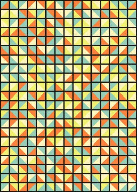 soyut geometrik model vektör çizimi