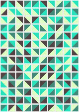 Soyut Geometrik Desen üretken hesaplama sanatı çizimi