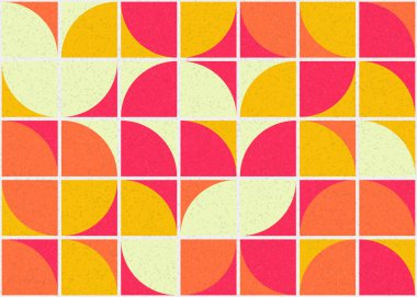 Soyut Geometrik Desen üretken hesaplama sanatı çizimi