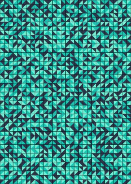 Soyut Geometrik Desen üretken hesaplama sanatı çizimi