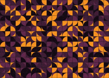 Soyut Geometrik Desen, üretken hesaplama sanatı çizimi