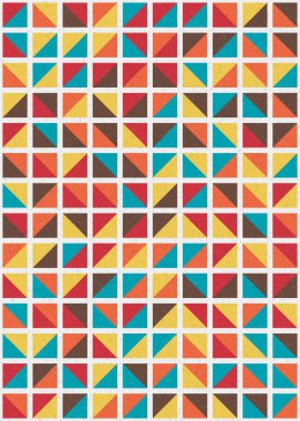 Soyut Geometrik Desen üretken hesaplama sanatı çizimi