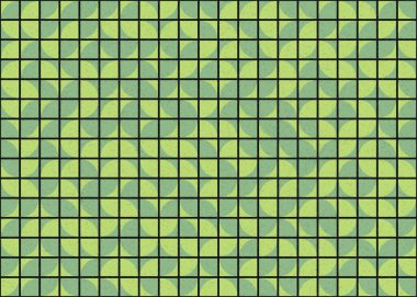 Soyut Geometrik Desen üretken hesaplama sanatı çizimi