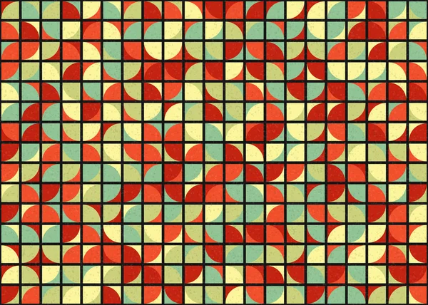 Abstraktes Geometrisches Muster Generative Computergestützte Illustration — Stockvektor