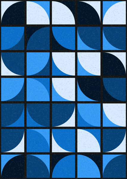 Abstract Geometric Pattern generative computational art illustration