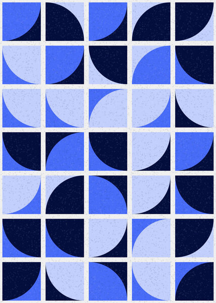 Abstract Geometric Pattern generative computational art illustration