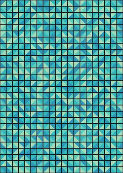 Abstrakte Geometrische Muster Generative Computergestützte Kunstillustration — Stockvektor