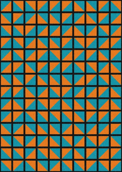 Абстрактная Геометрическая Иллюстрация Генеративного Вычислительного Искусства — стоковый вектор