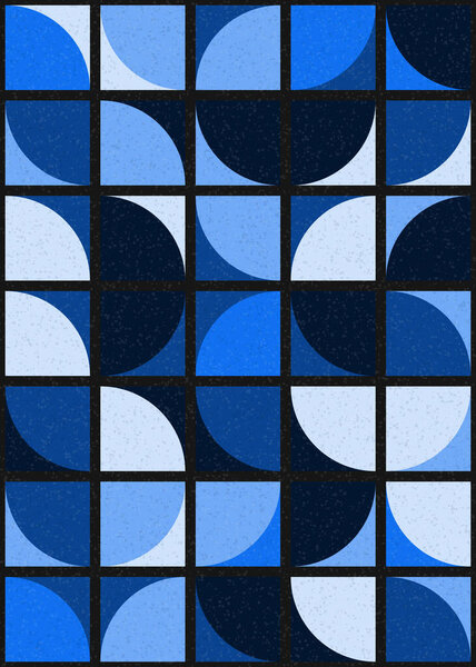 Abstract Geometric Pattern generative computational art illustration