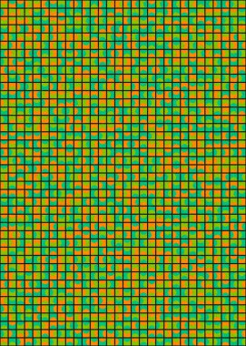 Soyut Geometrik Desen üretken hesaplama sanatı çizimi
