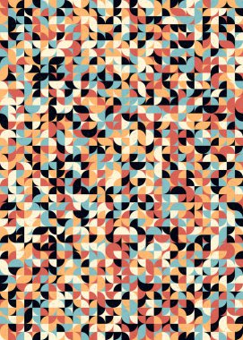 soyut geometrik model vektör çizimi