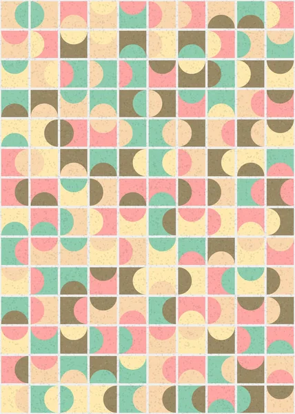 Abstrakte Geometrische Muster Generative Computergestützte Kunstillustration — Stockvektor