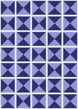 Soyut Geometrik Desen üretken hesaplama sanatı çizimi