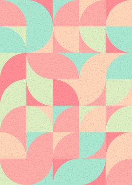 Soyut Geometrik Desen üretken hesaplama sanatı çizimi