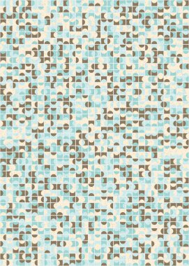 Soyut Geometrik Desen üretken hesaplama sanatı çizimi