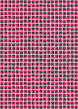 Soyut Geometrik Desen üretken hesaplama sanatı çizimi