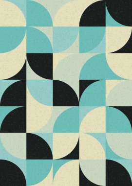 soyut geometrik model vektör çizimi