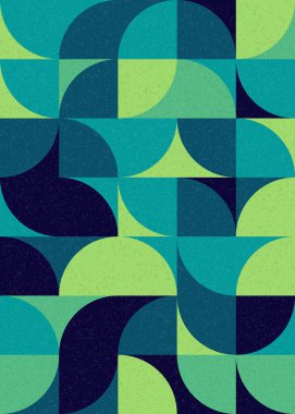 soyut geometrik model vektör çizimi