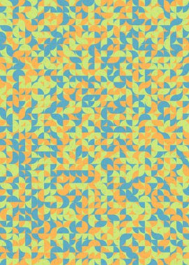 soyut geometrik model vektör çizimi