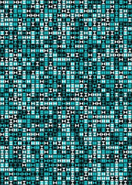 Soyut Geometrik Desen üretken hesaplama sanatı çizimi