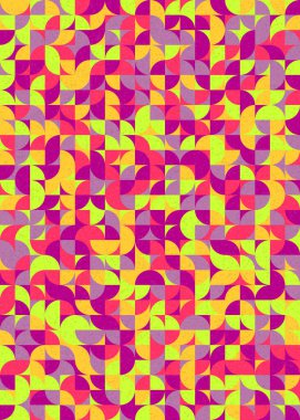 soyut geometrik model vektör çizimi