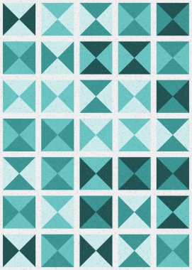 Soyut Geometrik Desen üretken hesaplama sanatı çizimi