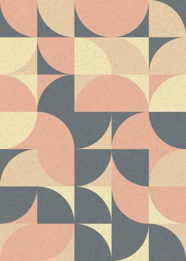 Soyut Geometrik Desen üretken hesaplama sanatı çizimi