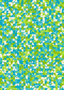 Soyut Geometrik Desen üretken hesaplama sanatı çizimi