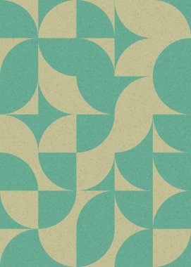 Soyut Geometrik Desen üretken hesaplama sanatı çizimi