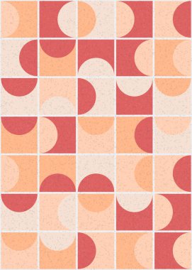 Soyut Geometrik Desen üretken hesaplama sanatı çizimi