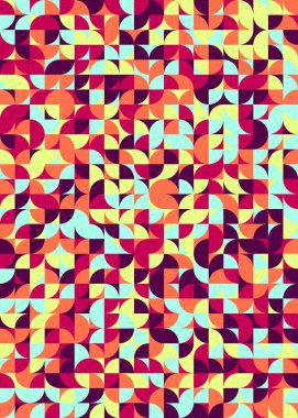 soyut geometrik model vektör çizimi