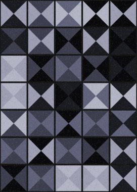 Soyut Geometrik Desen üretken hesaplama sanatı çizimi