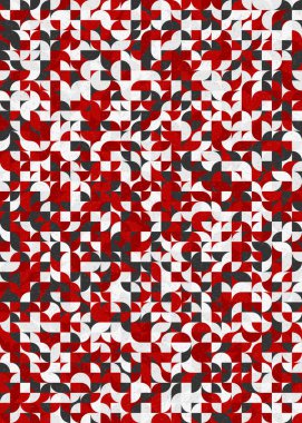 soyut geometrik model vektör çizimi