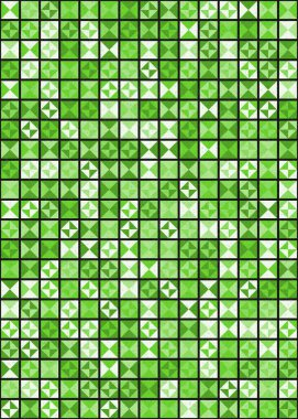 Soyut Geometrik Desen üretken hesaplama sanatı çizimi
