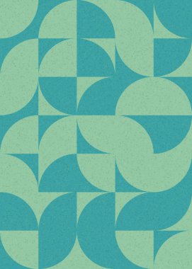 Soyut Geometrik Desen üretken hesaplama sanatı çizimi