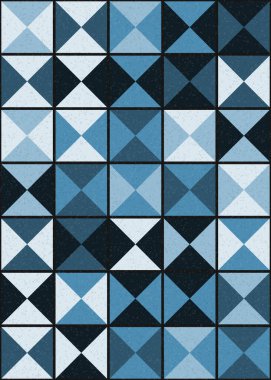 Soyut Geometrik Desen üretken hesaplama sanatı çizimi