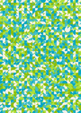 Soyut Geometrik Desen üretken hesaplama sanatı çizimi