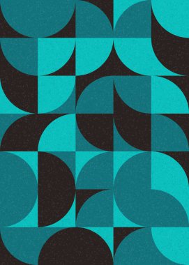 soyut geometrik model vektör çizimi