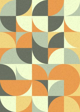 Soyut Geometrik Desen üretken hesaplama sanatı çizimi