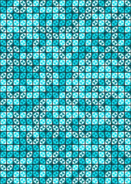 Soyut Geometrik Desen üretken hesaplama sanatı çizimi