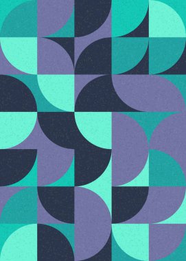 Soyut Geometrik Desen üretken hesaplama sanatı çizimi