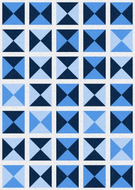 Soyut Geometrik Desen üretken hesaplama sanatı çizimi