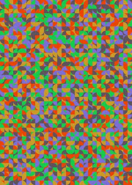 soyut geometrik model vektör çizimi