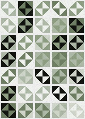 Soyut Geometrik Desen üretken hesaplama sanatı çizimi