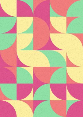 soyut geometrik model vektör çizimi