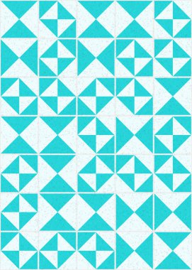 Soyut Geometrik Desen üretken hesaplama sanatı çizimi