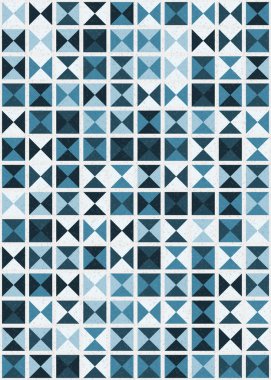 Soyut Geometrik Desen üretken hesaplama sanatı çizimi