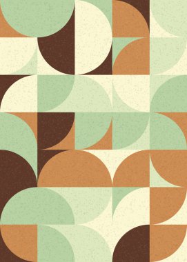 soyut geometrik model vektör çizimi