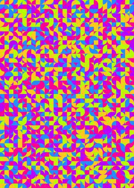 soyut geometrik model vektör çizimi